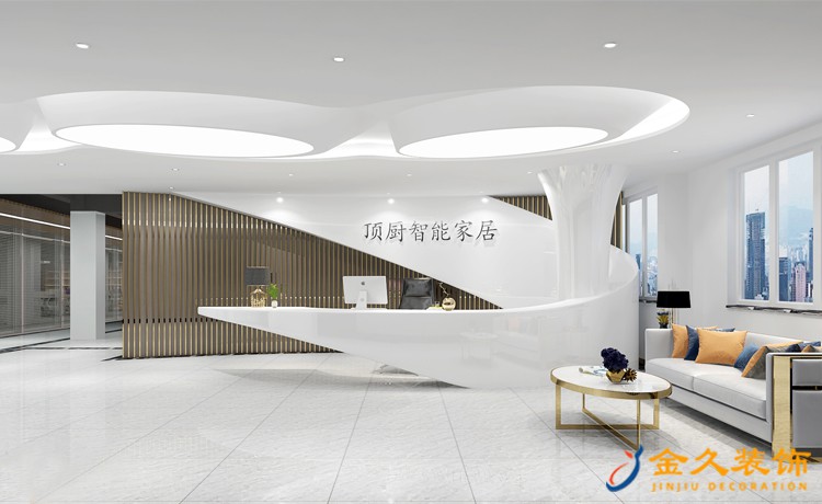 如何裝修設(shè)計辦公室前臺讓客戶留下深刻印象？